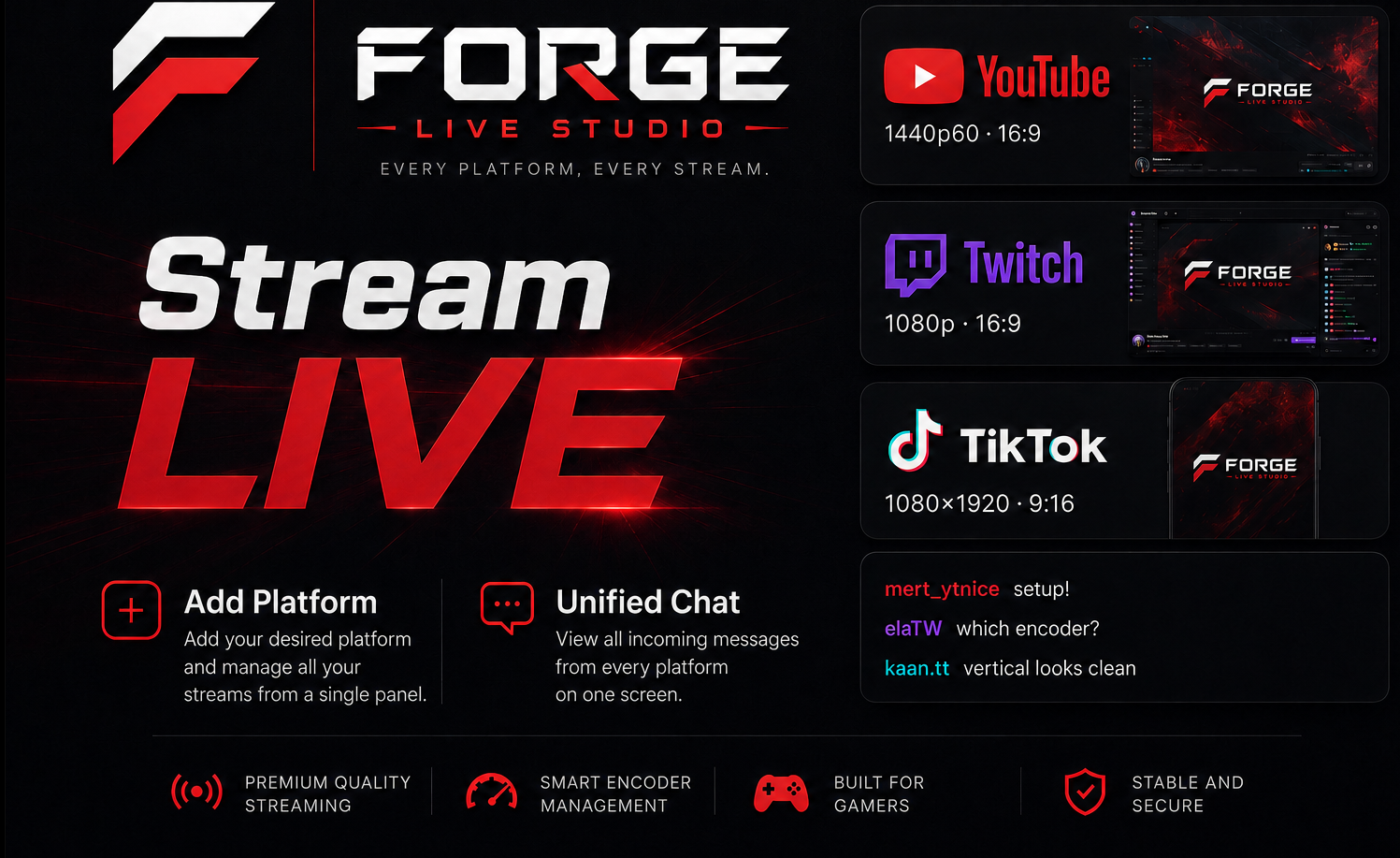 Forge Live Studio